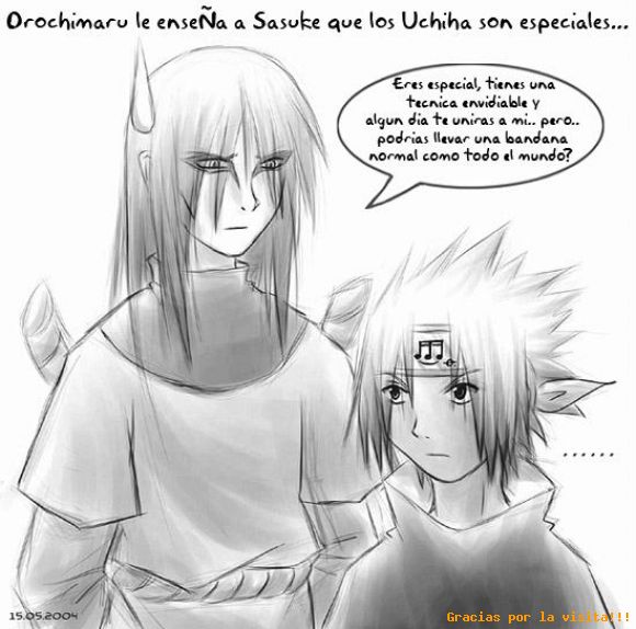 La bandana rara de Sasuke