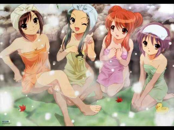 En las aguas termales n.n