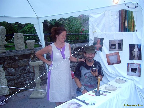 En la Feria Medieval de Liérganes.