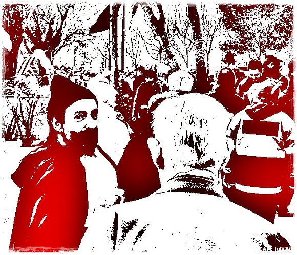 En la calle....