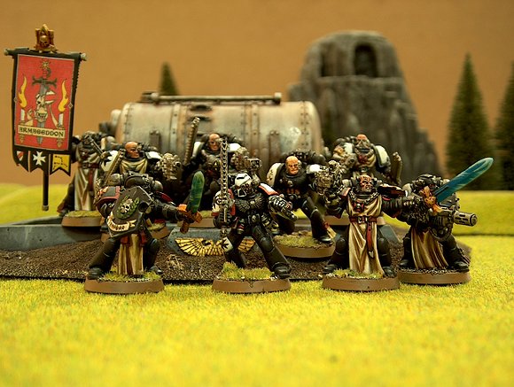 Warhammer 40000 Escuadra de Mando Templ.Negros