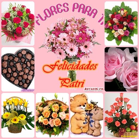 MUCHISIMAS FELICIDADES PATRI EN EL DIA DE TU SANTO