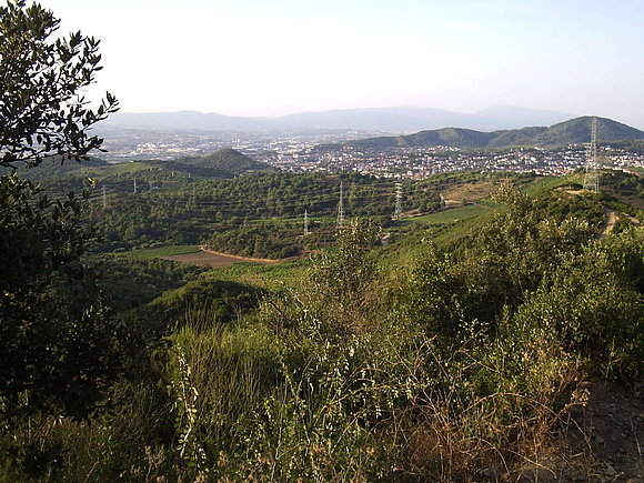 Vista de Sant Fost i Martorelles