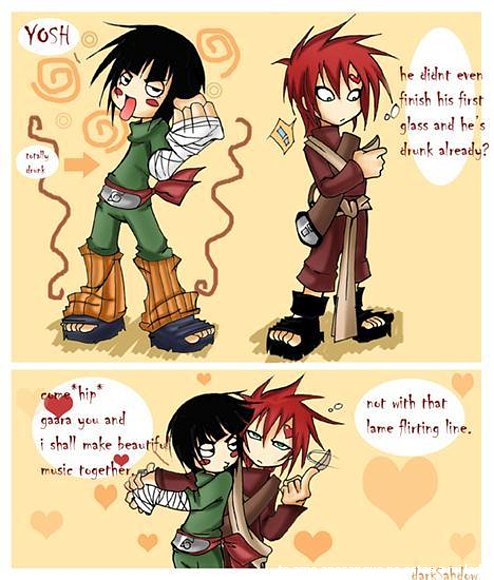 gaara&rock lee