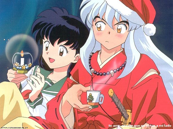 inuyasha y kagome NAVIDAD