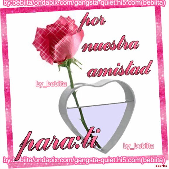 por ti AMISTAD
