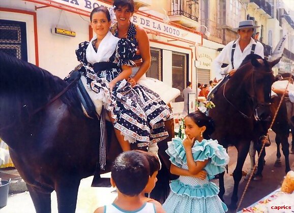mi niña a caballo