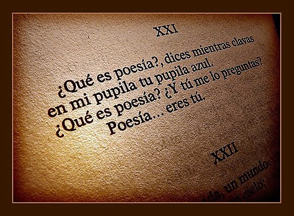 POESIA ERES TU