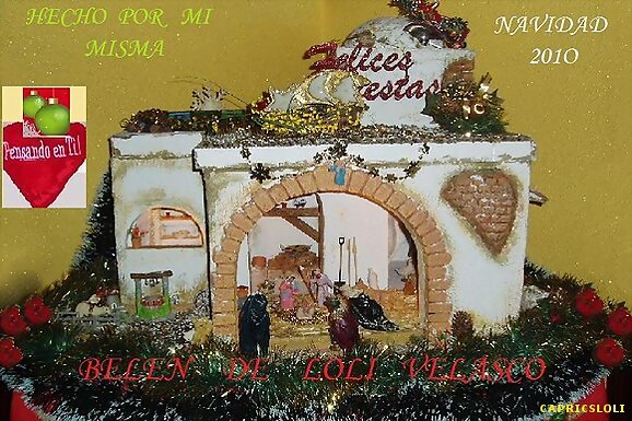 MI BELEN,FELICES FIESTAS"*