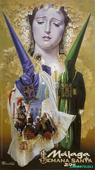 SEMANA SANTA EN MALAGA`CARTEL.2011