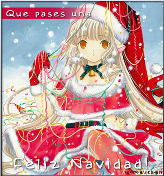 Ls chobits les desean una feliz navidad¡¡¡¡