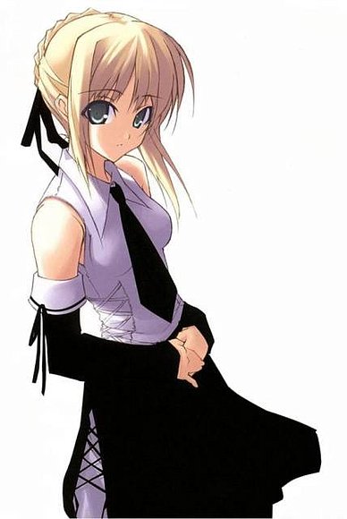 Saber. Fate/stay night