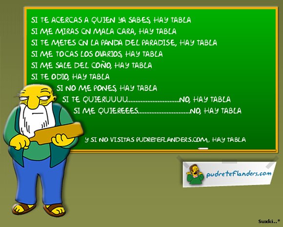 HAY TABLA!!!