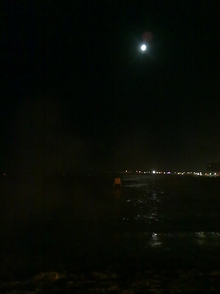 Baño a la luz de la luna
