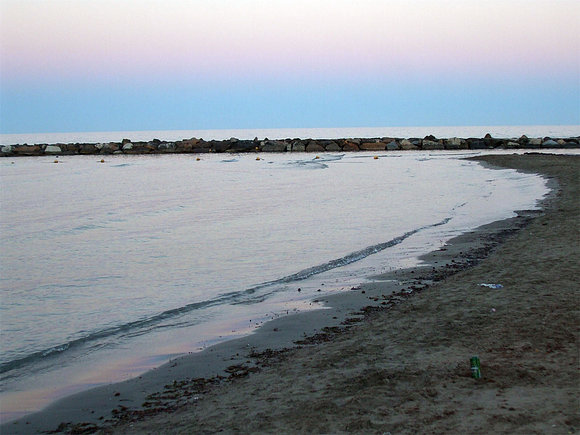 Atardecer en la playa