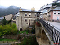 VILLAFRANCA DEL BIERZO. PUENTE MEDIEVAL.RIO BURBIA