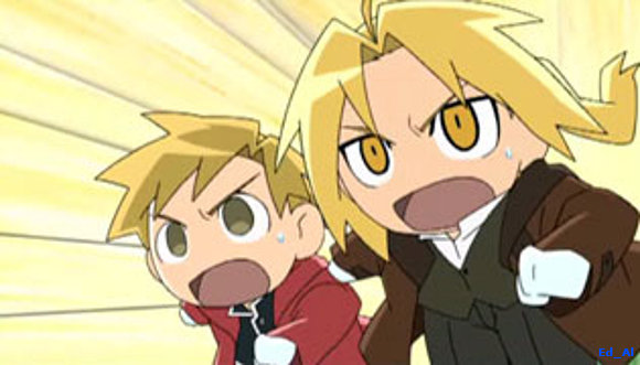 Chibis Edward y Alphonse