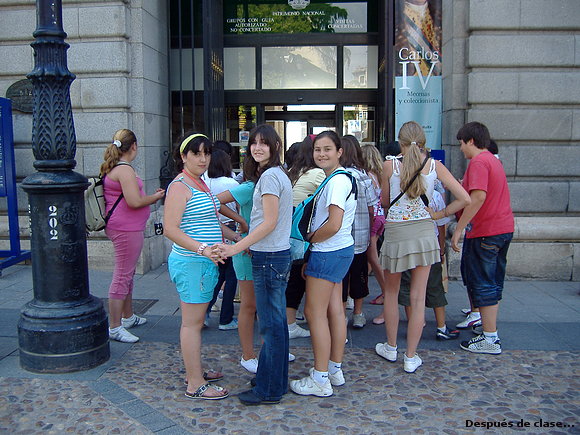 A punto de entrar en el Palacio Real!!!