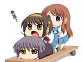 X3 cute haruhi trio