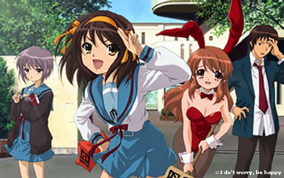 :) haruhi trio & kyon