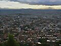 ..y al fondo las monta&ntilde;as, la cresta de los Andes