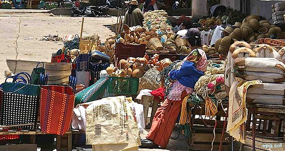 la espera y los colores del mercado