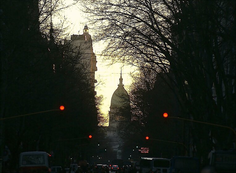 atardecer en claroscuro