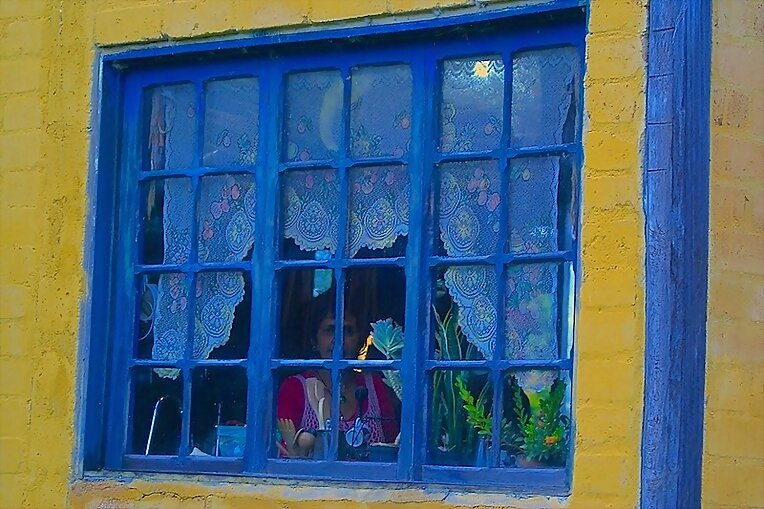 azul, azul, una ventana azul....