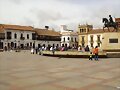 Bol&iacute;var en la plaza de Bol&iacute;var