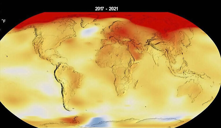 Registro de temperaturas de la Tierra