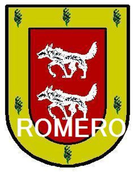 ESCUDO DE LOS ROMERO AÑO 1370. aprox.