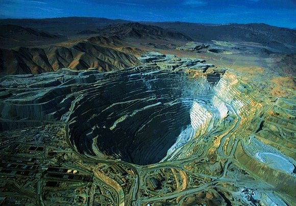 chuquicamata: mina de cobre más grande del mundo.