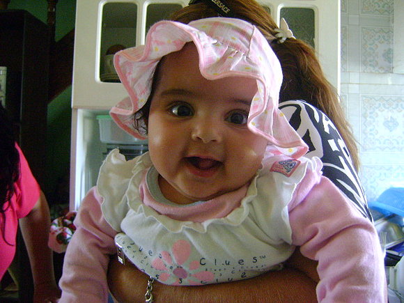 Ivana a  los 5 meses...