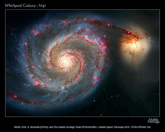 el universo según el  Hubble ....