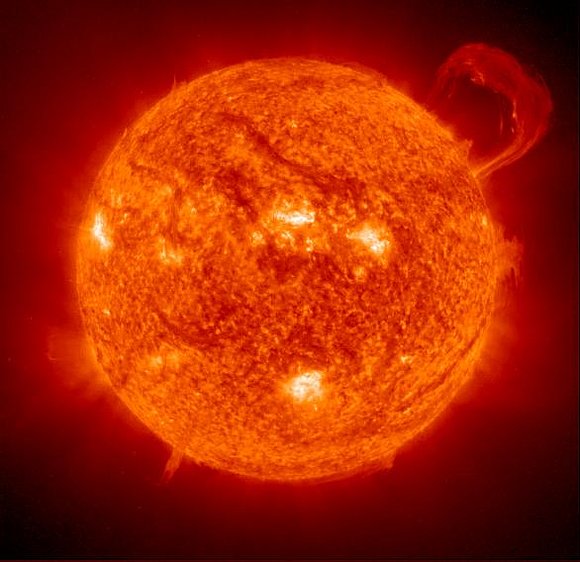 el sol....
