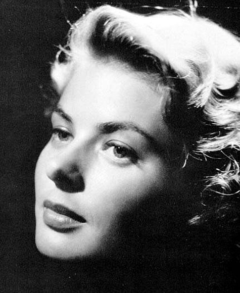ACTRIZ INGRID BERGMAN. SIN IGUAL....