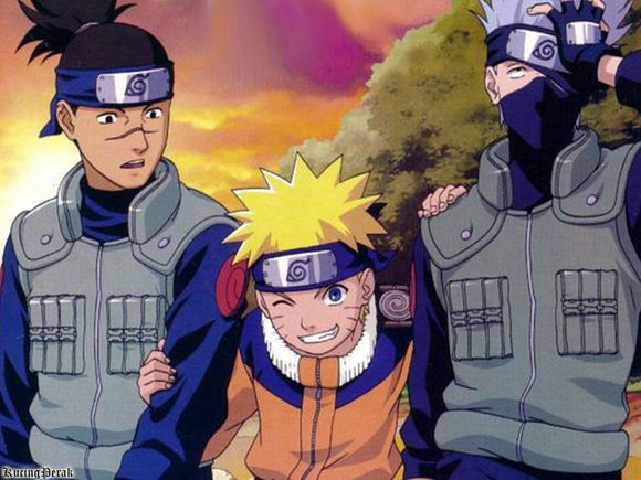 Naruto Kakashi and Iruka