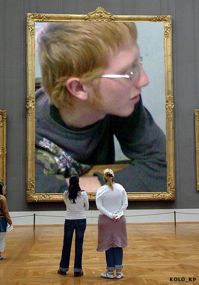 en el museo