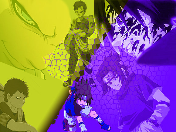 gaara y sasuke