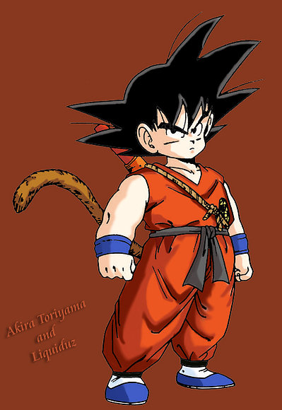 GOKU DRAGON BALL DE CUERPO ENFADADO CON PICOLO DAY