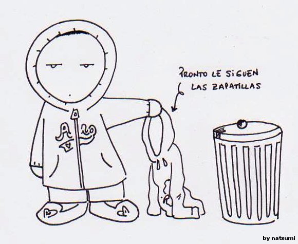 a la basura