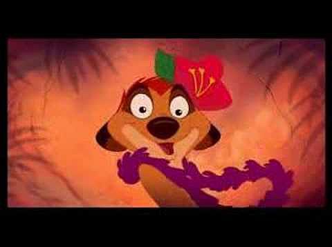 El Rey Leon &quot;Baile &quot;hula hula&quot;