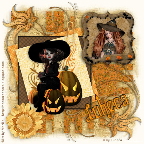 Mas Halloween, firma tag. Realizada en PSP.