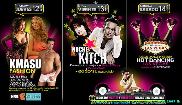 ENPESAR DE ESTE MARTES LA DISCO KMASU FIESTA