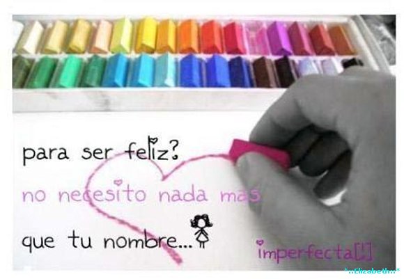 Para ser feliz???