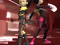 Yumi and Ulrich in the digital sea.