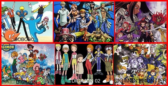 Todas estas series juntas