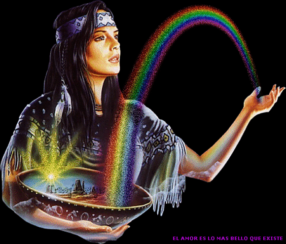 UN ARCO IRIS MUY ESPECIAL PARA TI.........