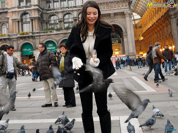 miranda con los pajaros
