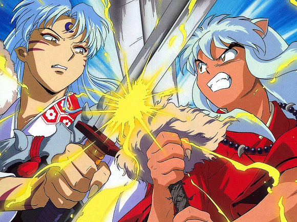 los hermanos luchando
